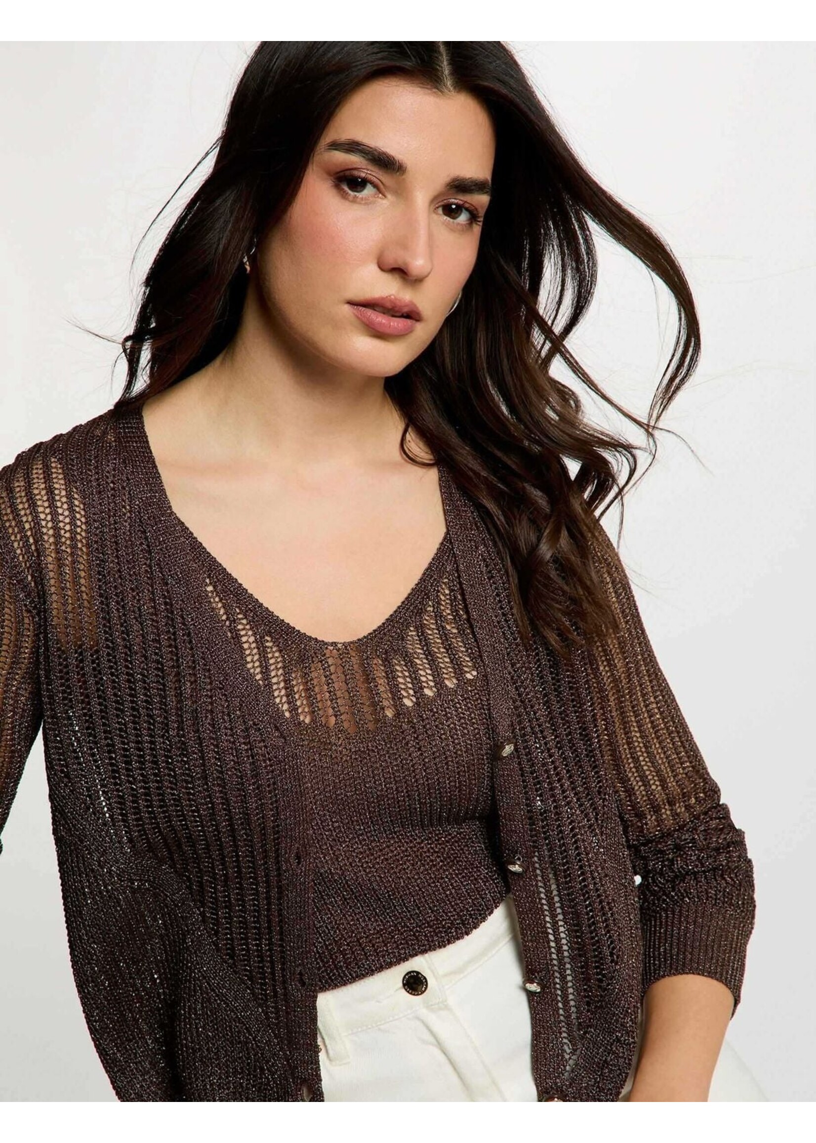 MORGAN VEST CHOCO 242-MAGATHE