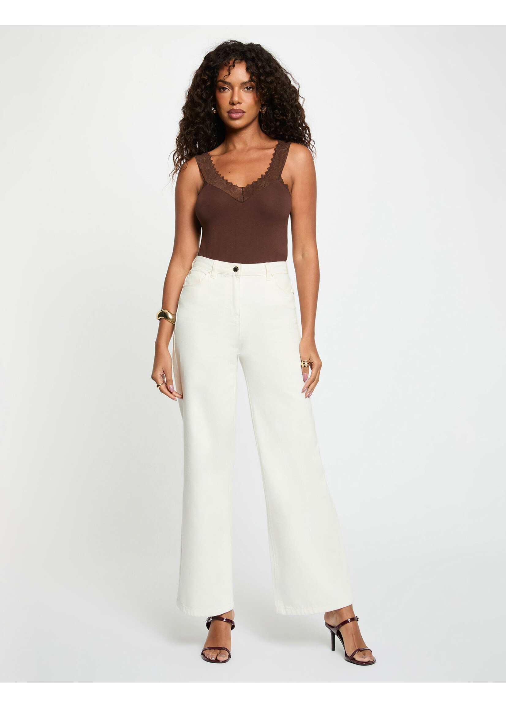 MORGAN TOP CHOCO 242-DNAE