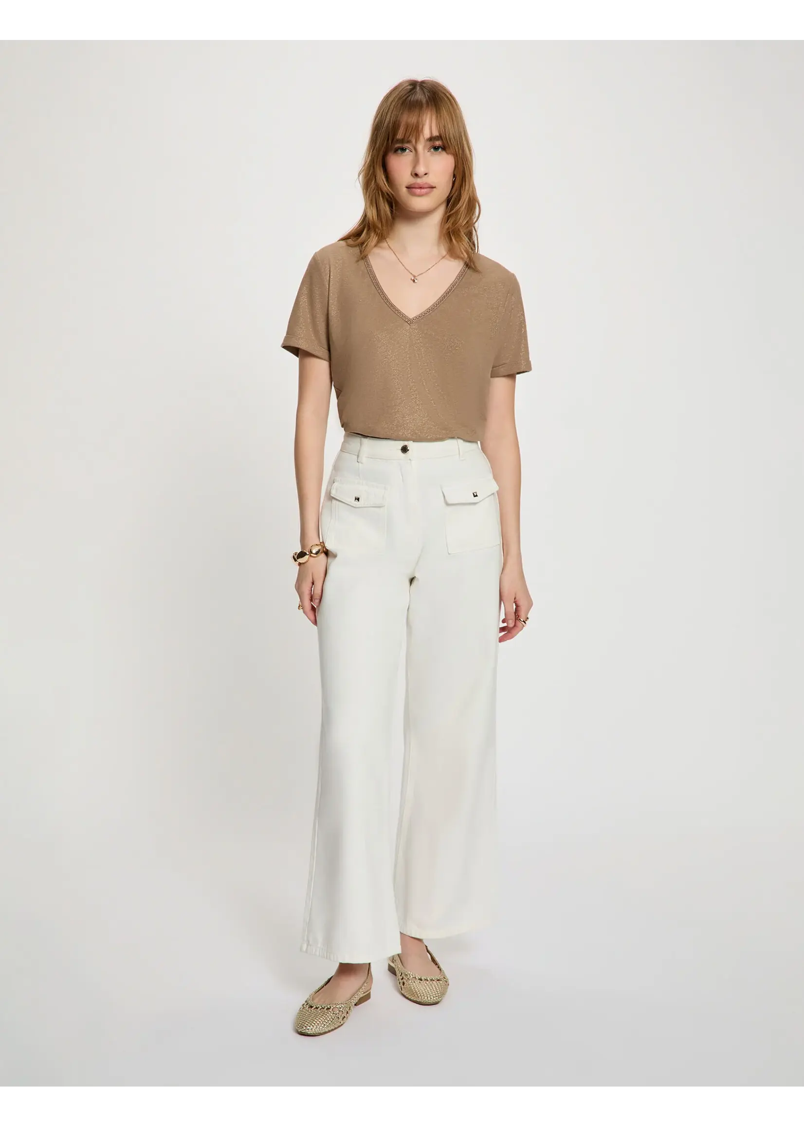 MORGAN TSHIRT PECAN 261-DAMA