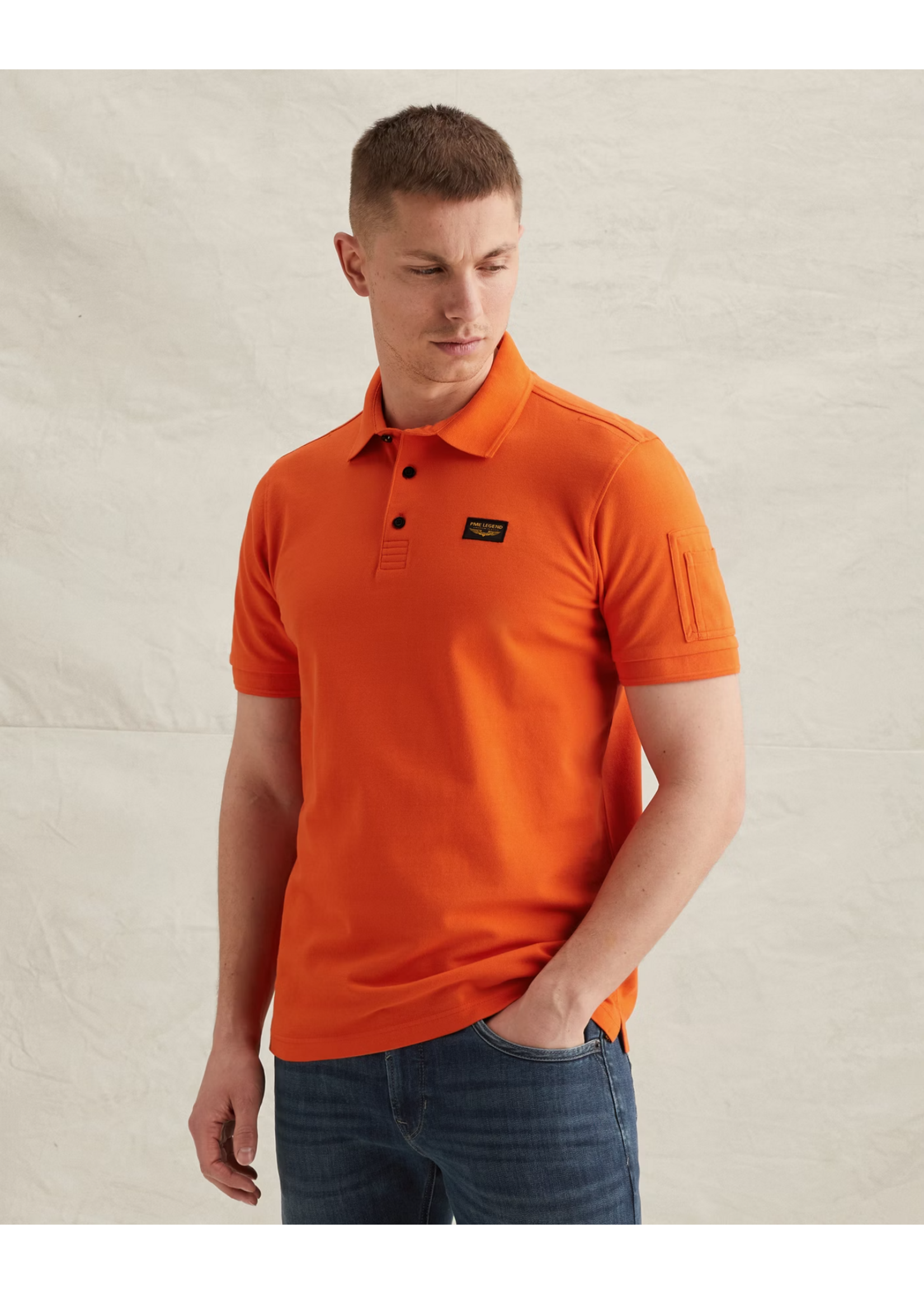 PME-Legend POLO FLUO ORANJE PPSS2602899/2054