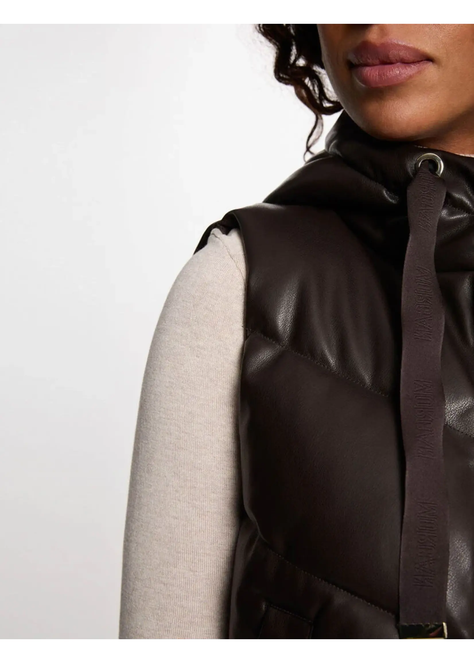 MORGAN BODYWARMER CAFE 232-GSOLO