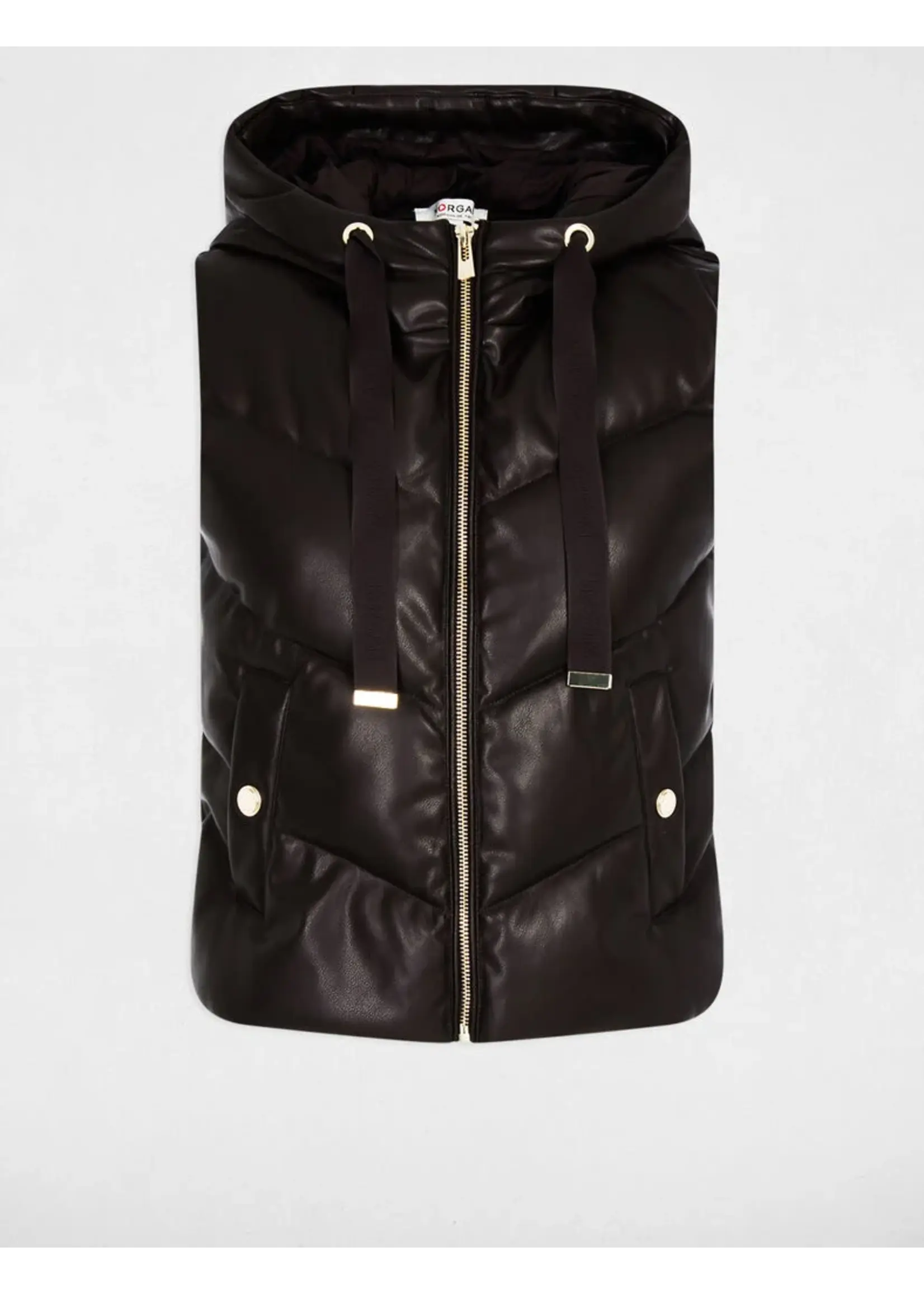 MORGAN BODYWARMER CAFE 232-GSOLO