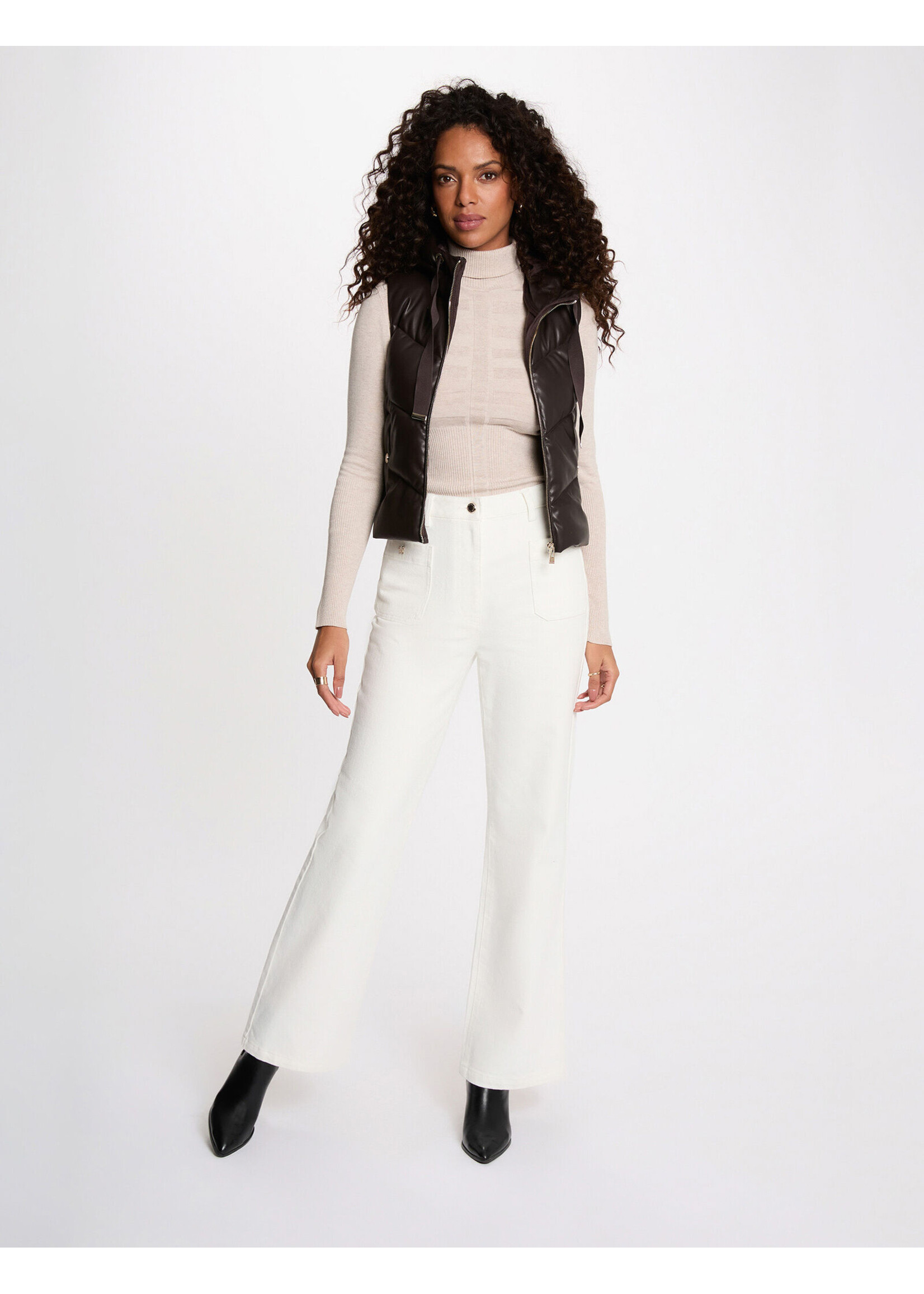 MORGAN BODYWARMER CAFE 232-GSOLO