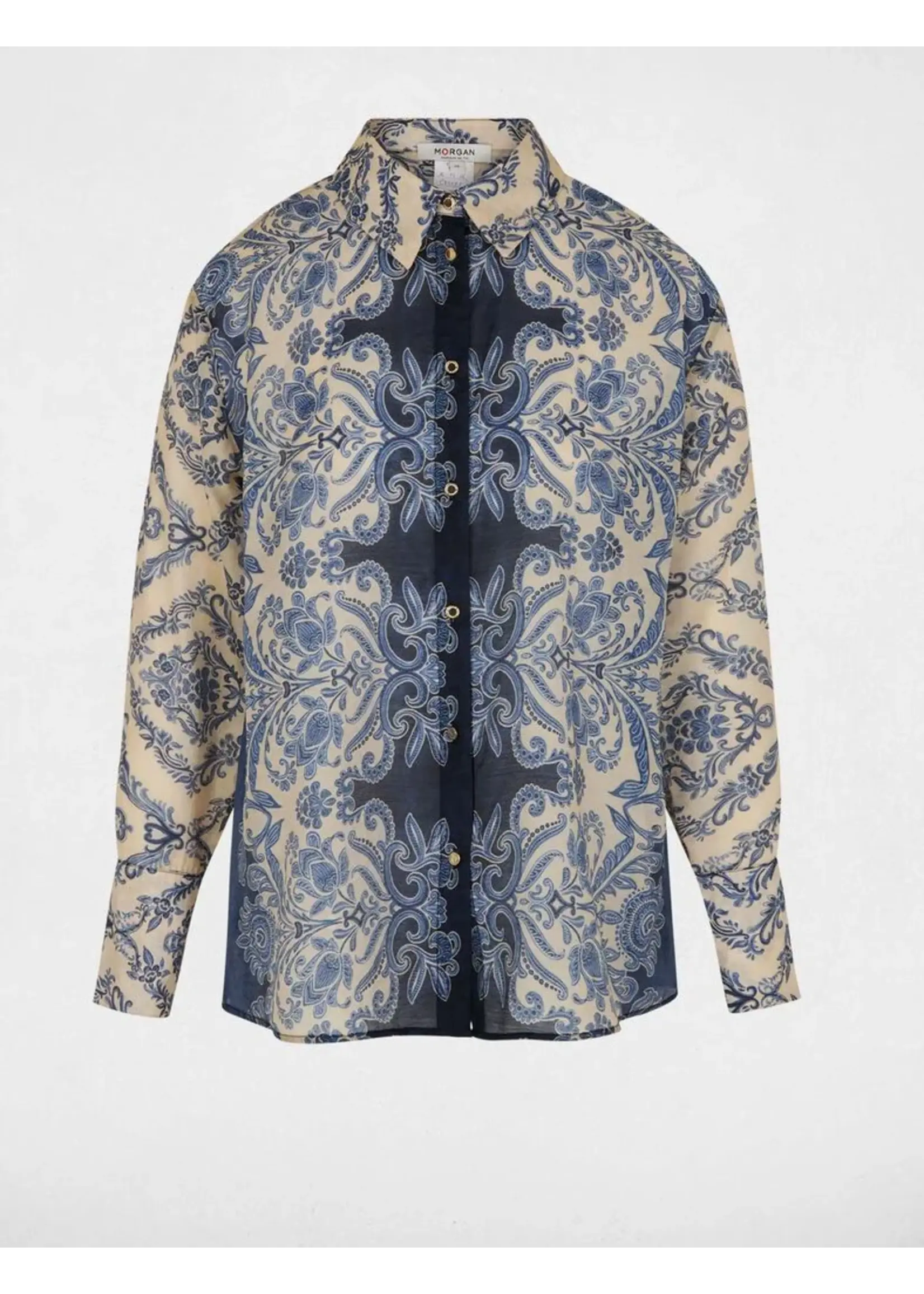 MORGAN SHIRT MULTICO. BLUE 262-CIBAY.F