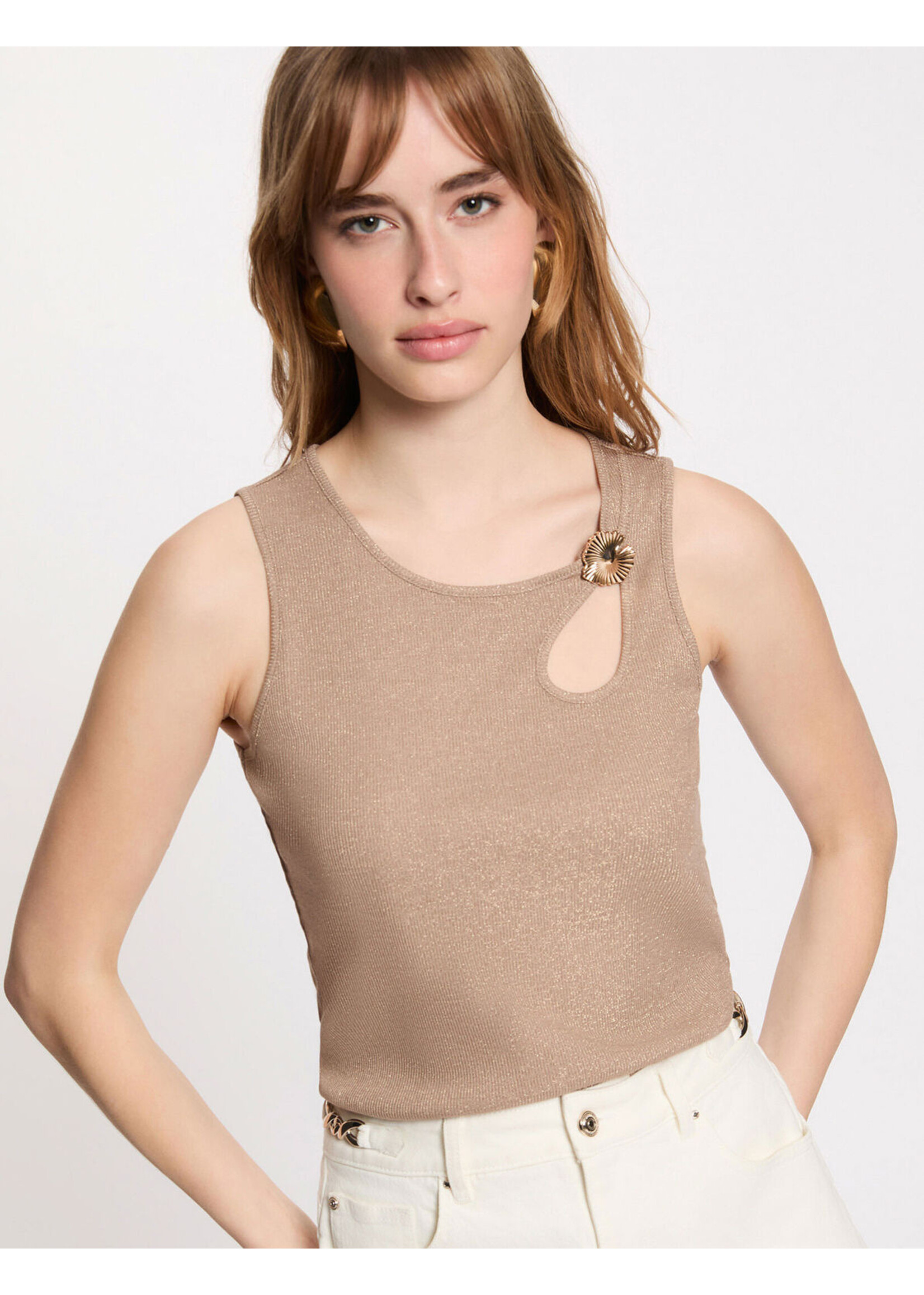 MORGAN TOP PECAN/GOLD 262-DESIA