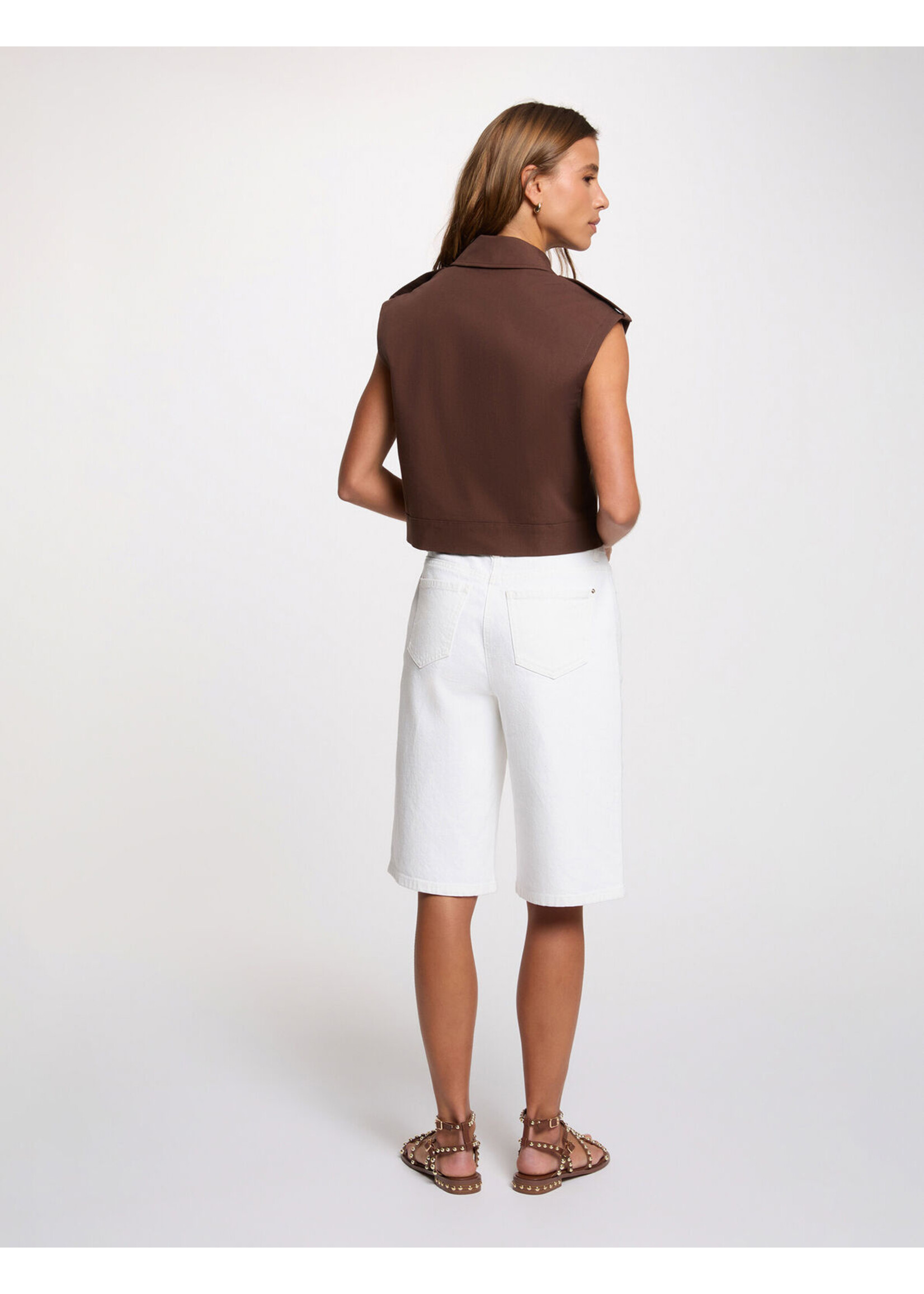 MORGAN GILET CHOCO 262-VJITTA