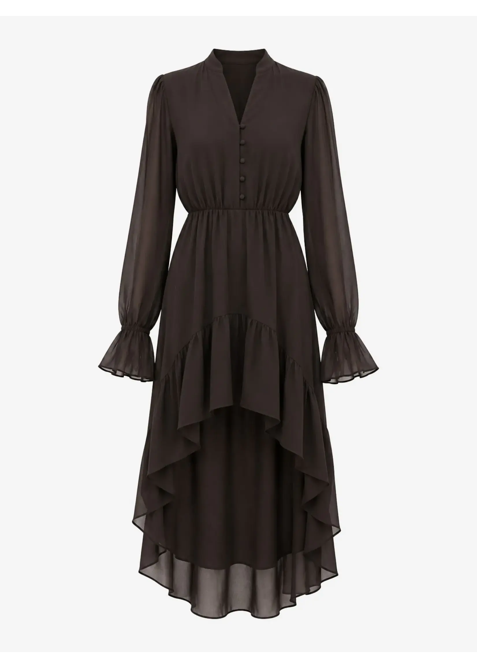 NIKKIE DRESS AYLIN CHOCOLATE TORTE N5-501 2605/5058