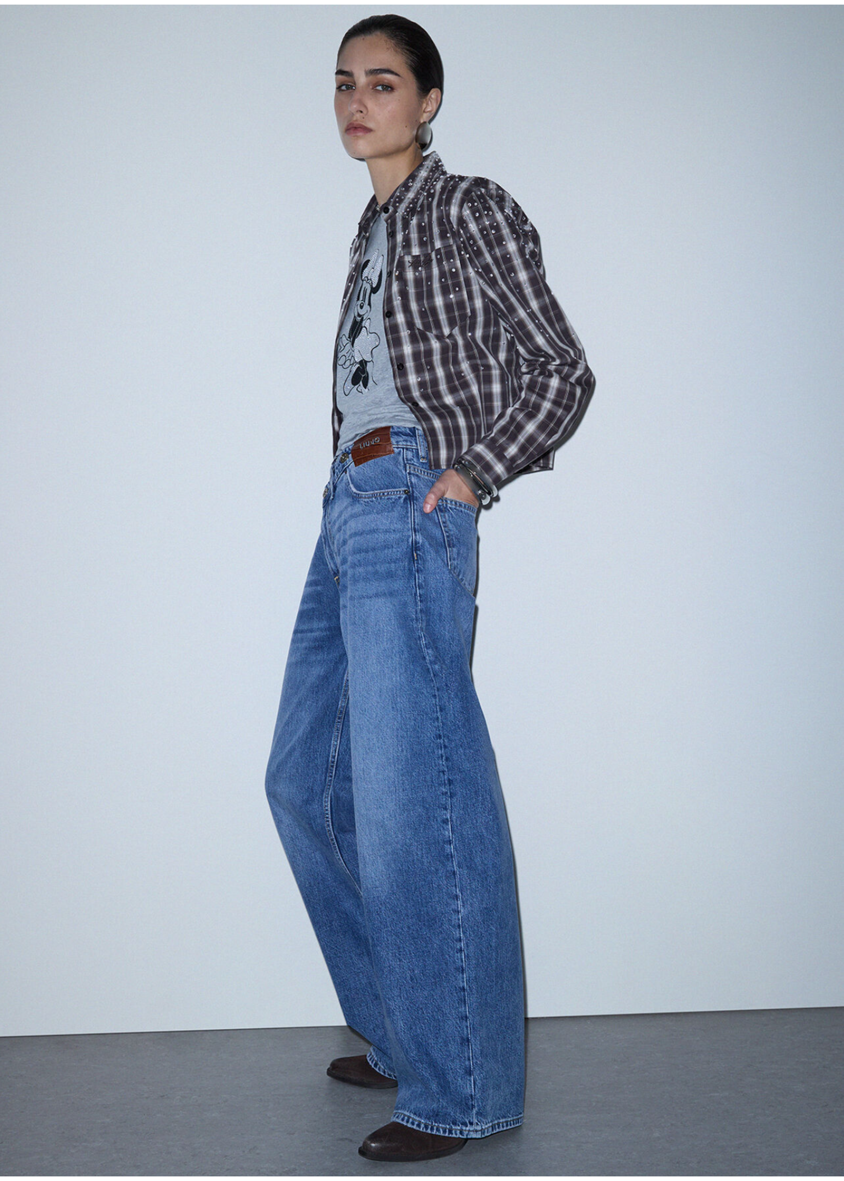LIU JO PANTS BLUE NEW UF6160-D4854/79108