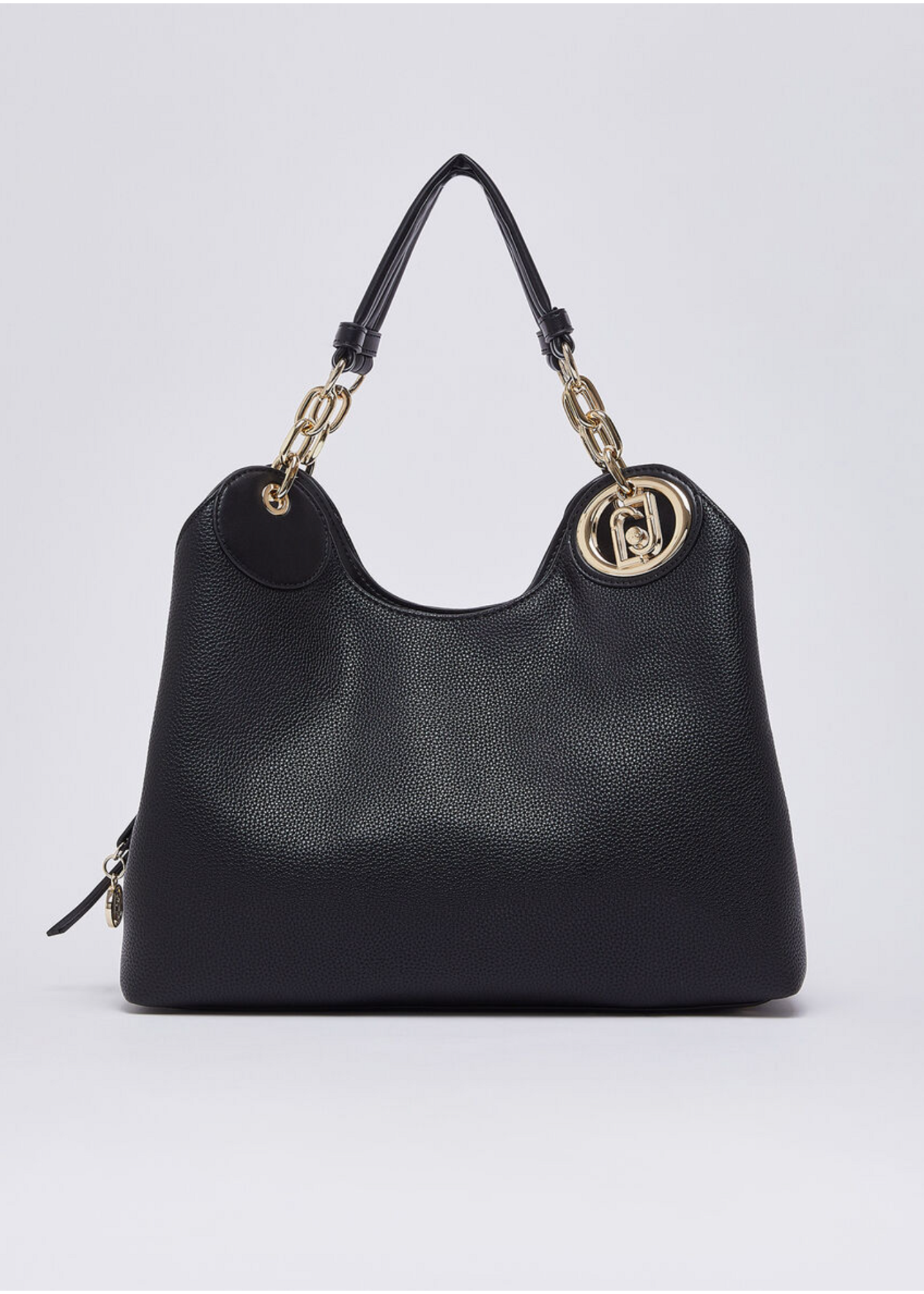 LIU JO FAIZA BOSTON BAG NERO/BRASS GOLD AF6024-ES039/B1848