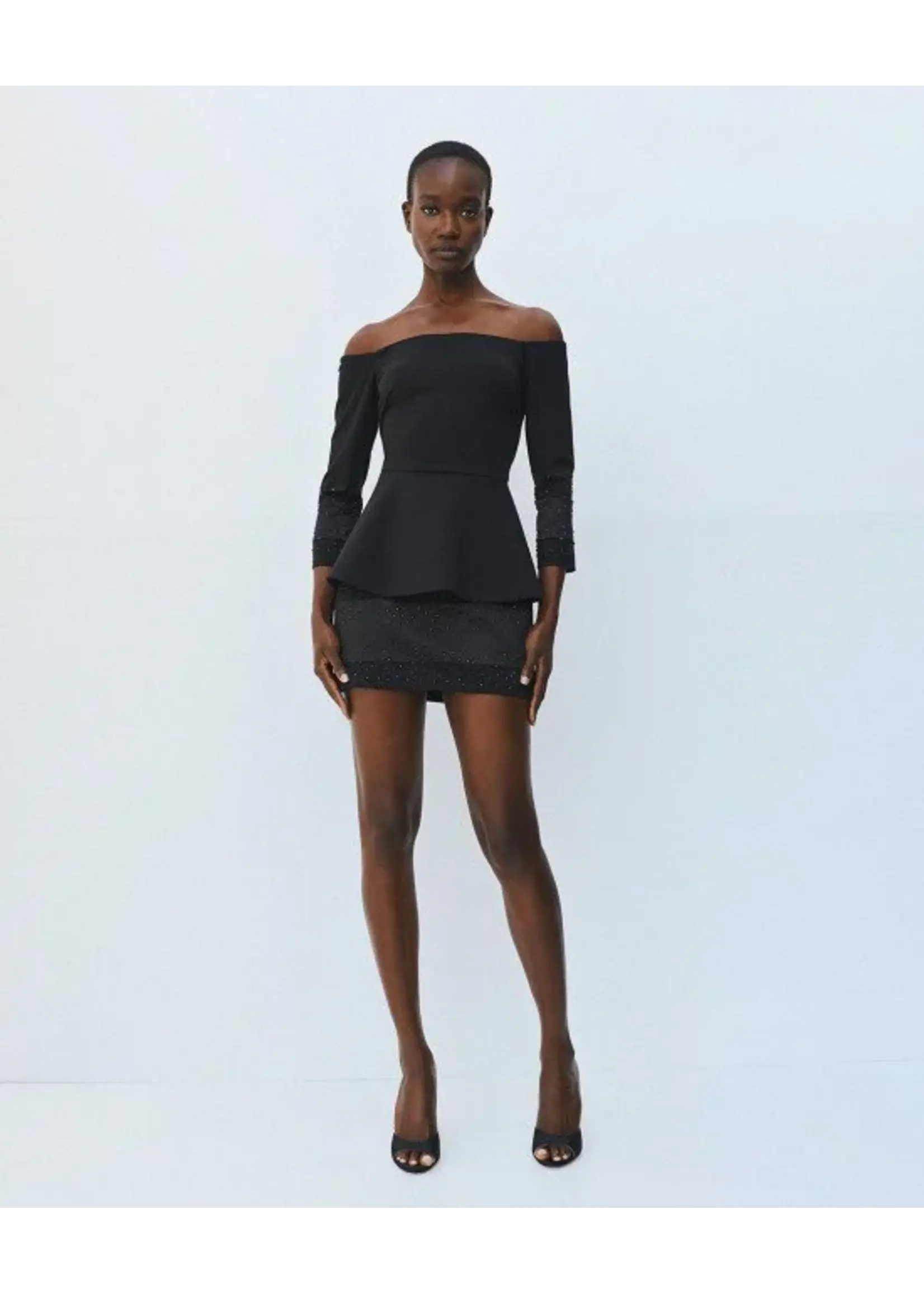 ACCESS ABEE MINI SKIRT WITH RHINESTONES 64-6049-203