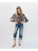 ACCESS ABEE BLOUSE ANIMAL PRINT ZEBRA