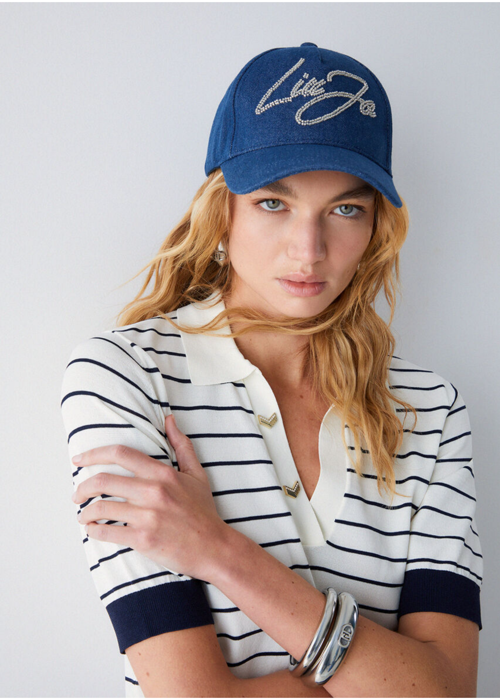 LIU JO BASEBALL LOGO DENIM 2A6027 D0001