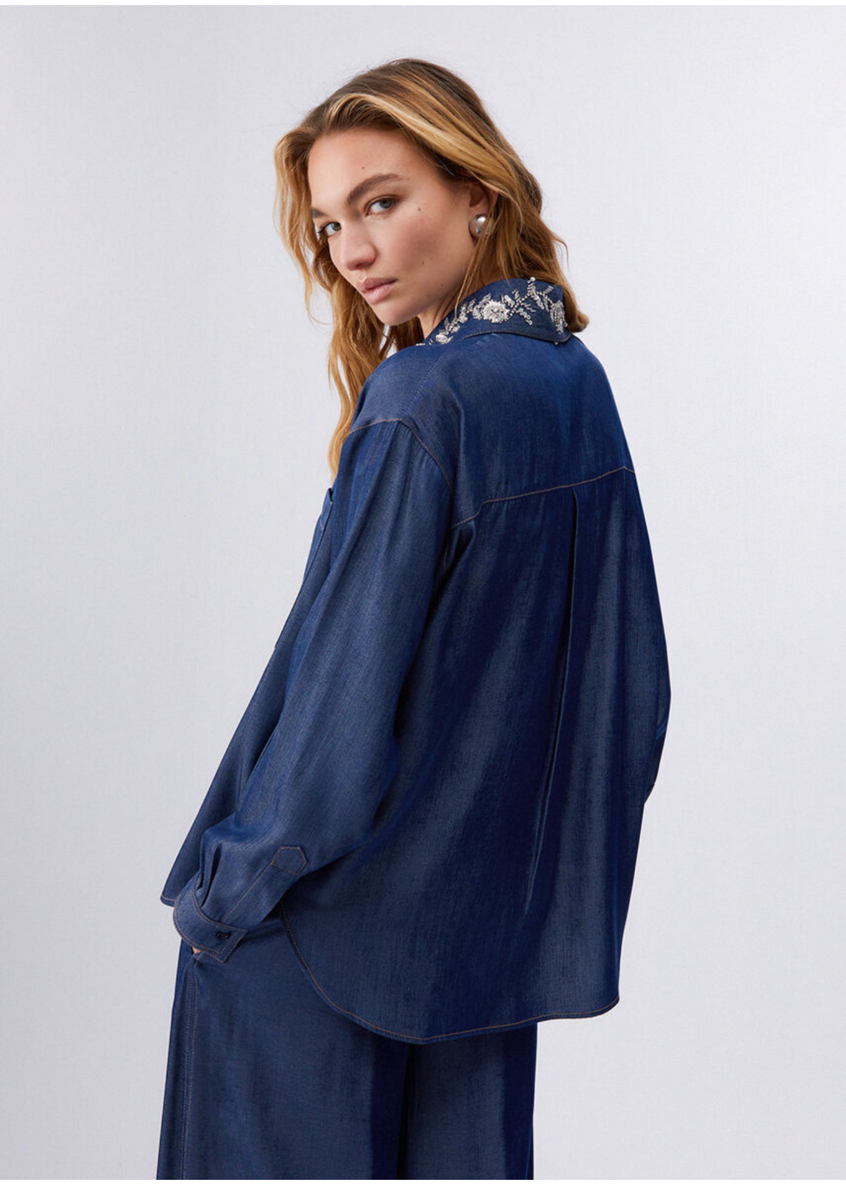 LIU JO BLOUSE NORMAL WASH UA6274 D4894