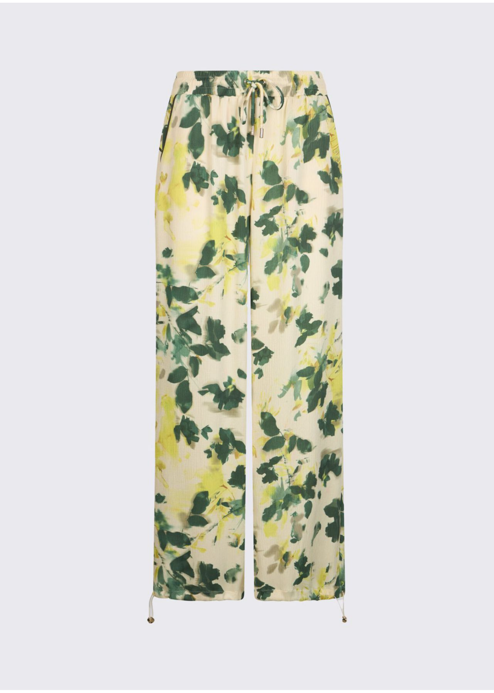 LIU JO PANTS FLOWER GREEN SHADES TA6257-T358A