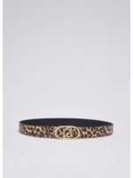 LIU JO REVERSIBLE BELT MACUL.NATURA