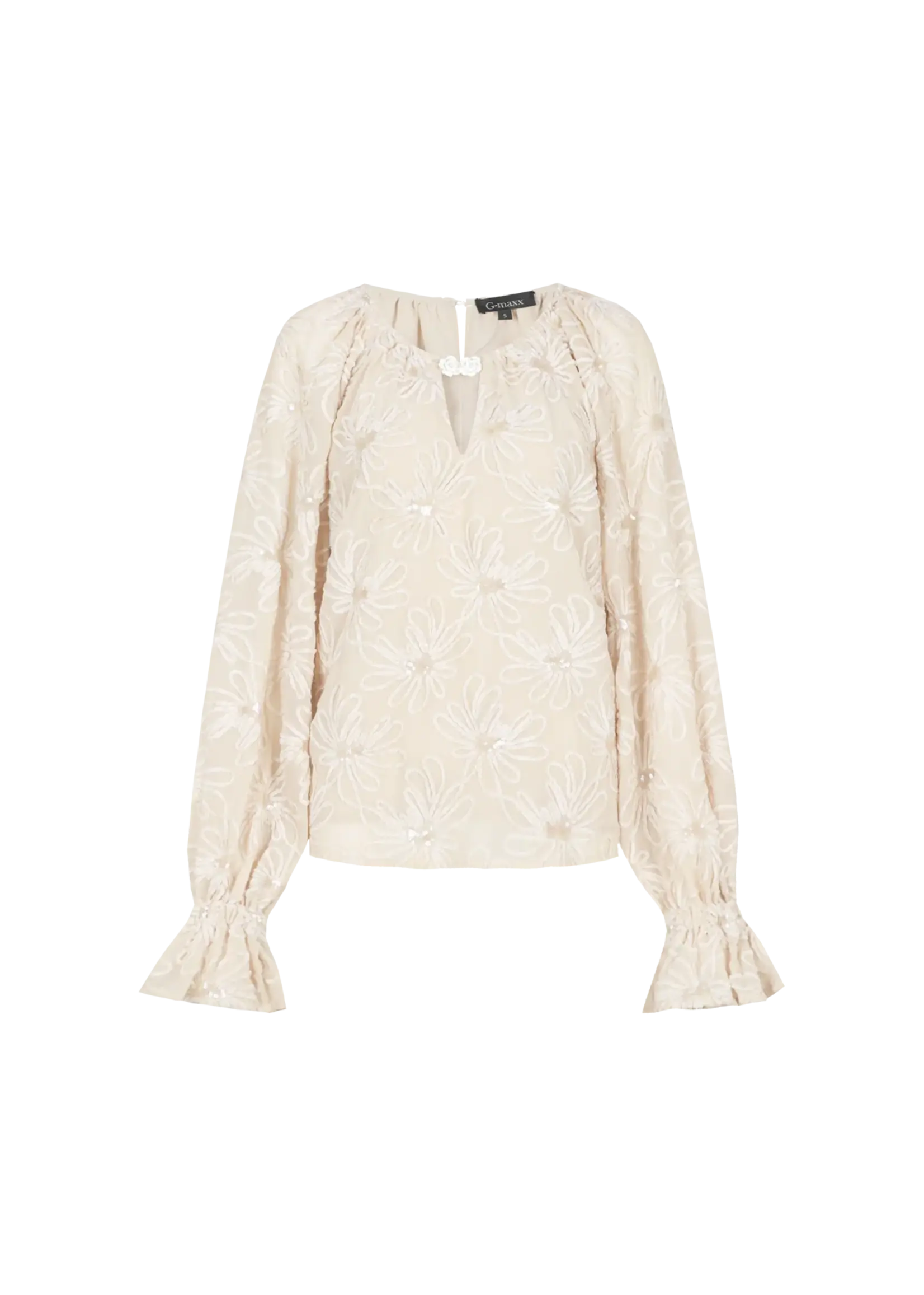 G MAXX FRIDA BLOUSE SAND 26NOG21-014