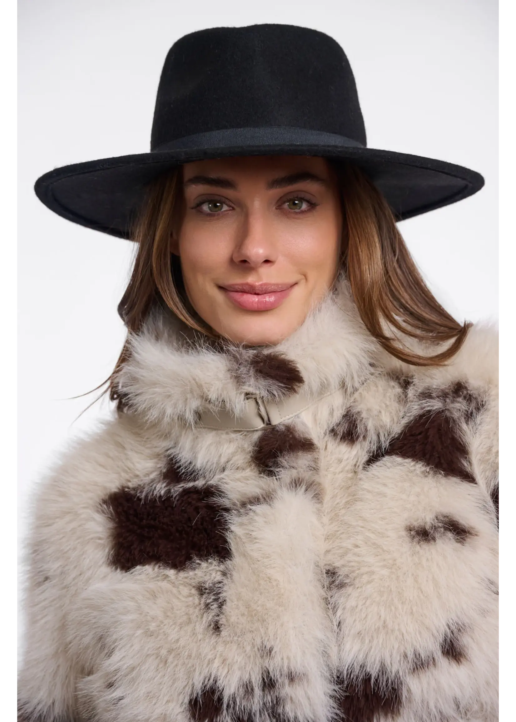 RINO & PELLE VALERIO HAT  BLACK 7002611/9900