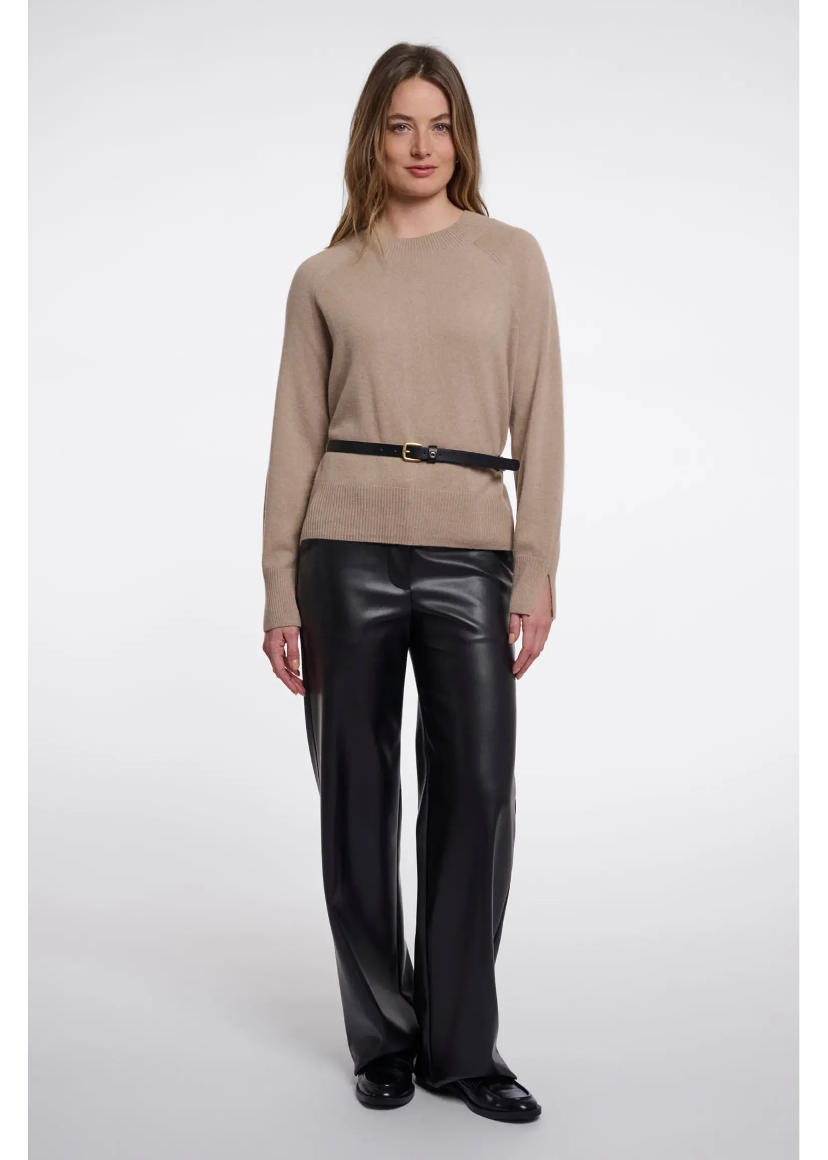 RINO & PELLE BELT WITH METAL CHAIN BLACK PIXIE.7002611