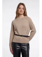 RINO & PELLE BELT WITH METAL CHAIN BLACK PIXIE