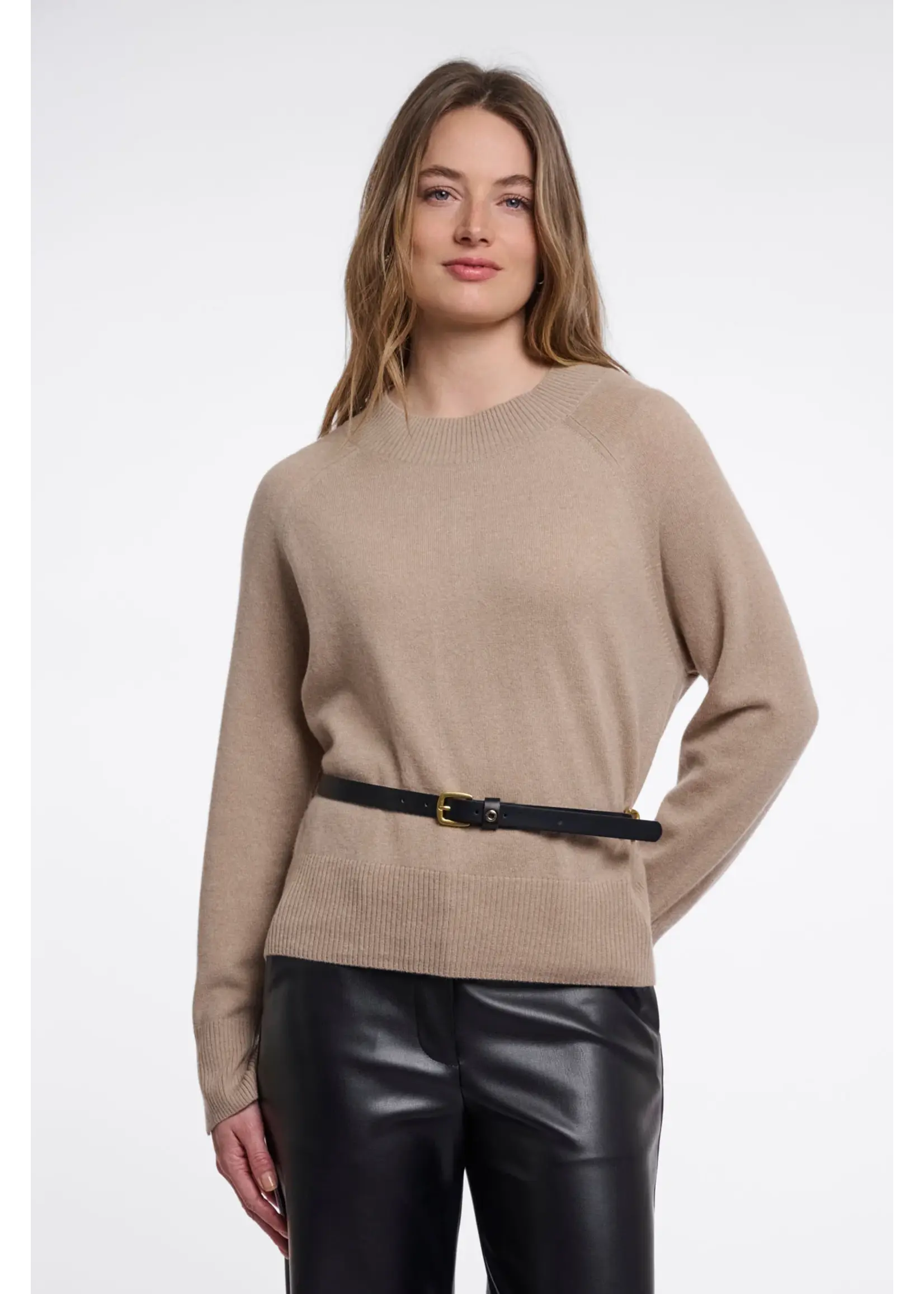 RINO & PELLE BELT WITH METAL CHAIN BLACK PIXIE.7002611