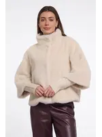 RINO & PELLE JACKET WITH RIB CUFFS BIRCH