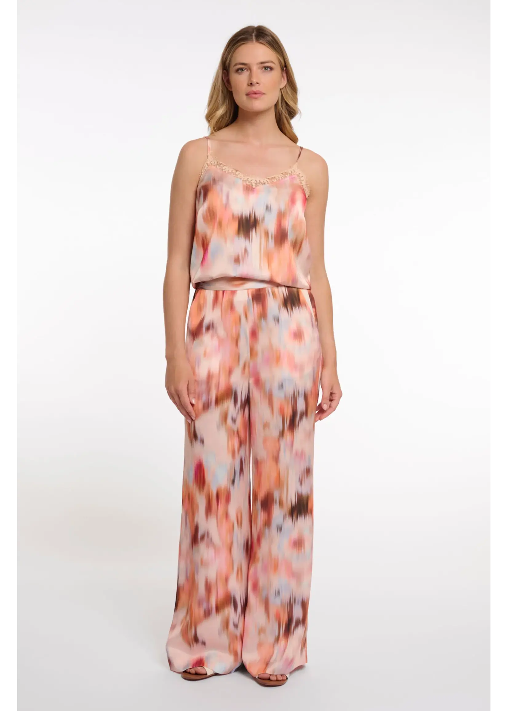 RINO & PELLE PANTS KENZAREGULAR BLURRED BOTANY 7002622