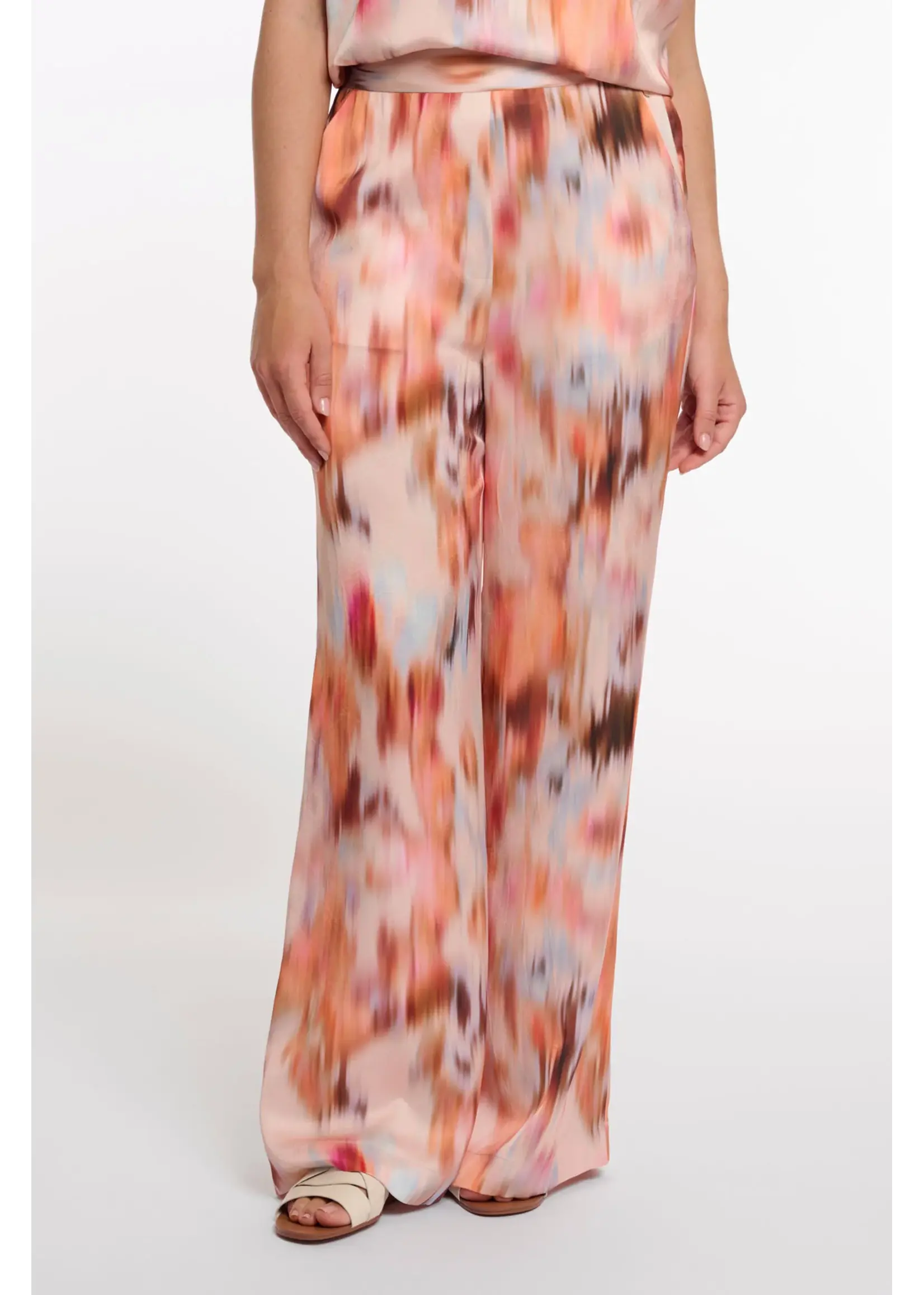 RINO & PELLE PANTS KENZAREGULAR BLURRED BOTANY 7002622