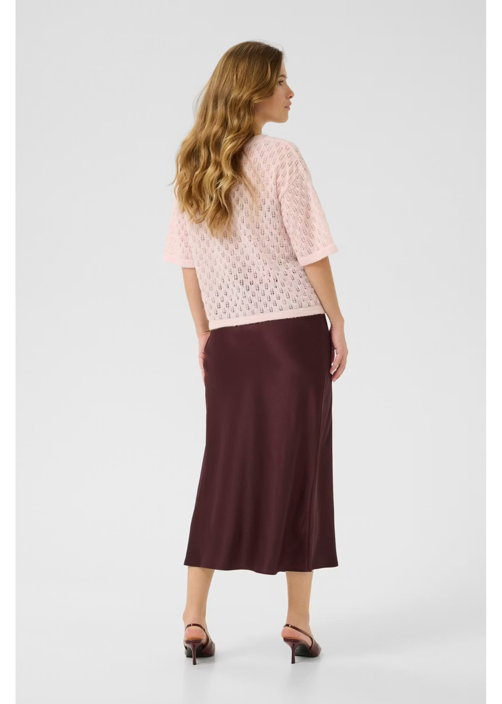 KAFFE KALOURINE V-NECK PULLOVER LOTUS 10510171
