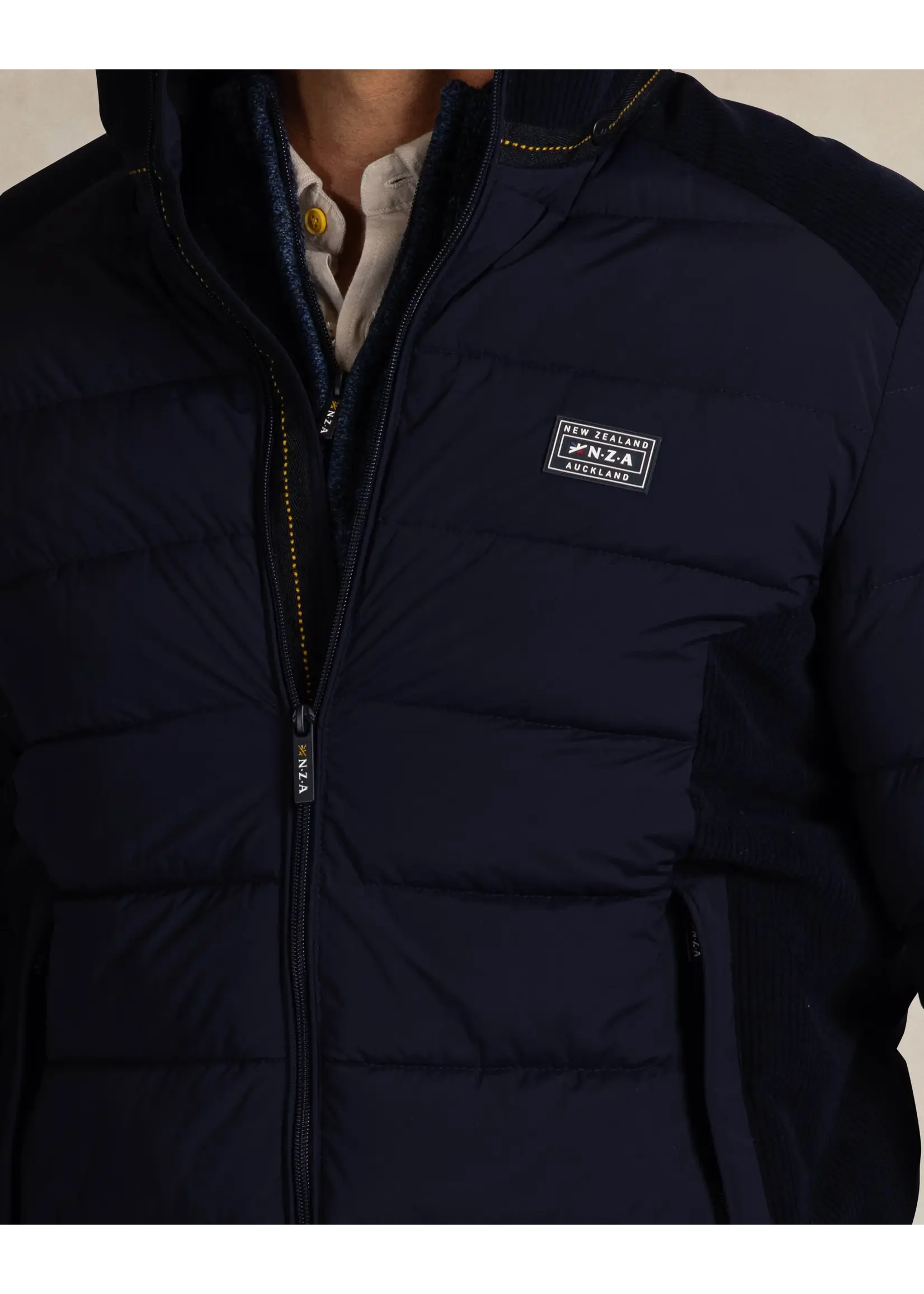 NEW ZEALAND AUCKLAND JACKET PADDED OXFORD NAVY 26HN801/2664