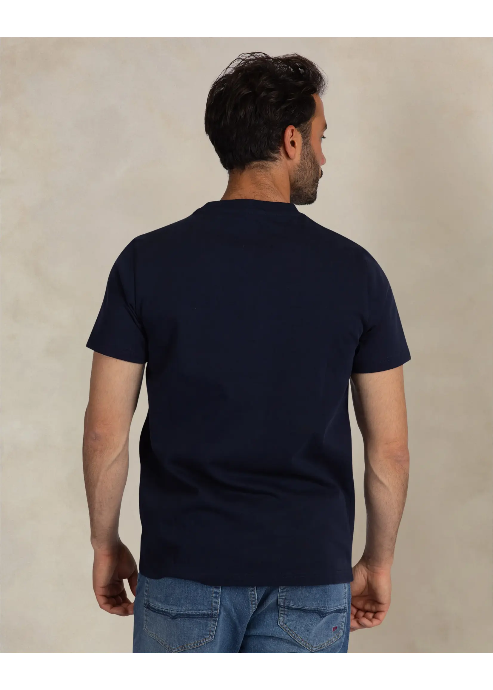 NEW ZEALAND AUCKLAND TEE ROUND NECK OXFORD NAVY 26GN710/2664