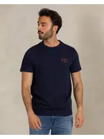 NEW ZEALAND AUCKLAND TEE ROUND NECK OXFORD NAVY