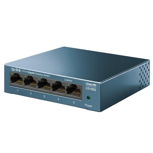TP-Link LS105G Unmanaged Gigabit Ethernet (10/100/1000) Blauw