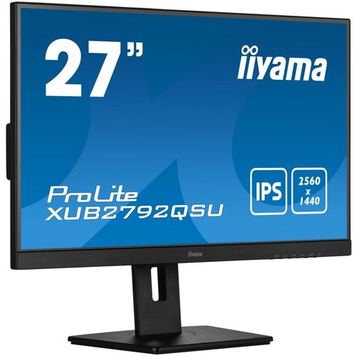 Iiyama iiyama XUB2792QSU-B5 computer monitor 68,6 cm (27") 2560 x 1440 Pixels Full HD LED Zwart