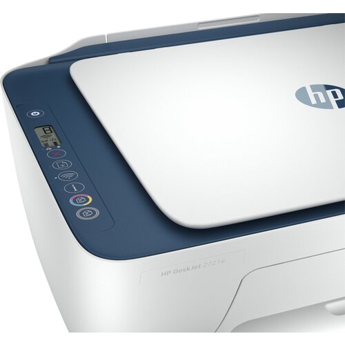 Hewlett Packard HP HP Deskjet 2721e All-in-One printer, Kleur, Printer voor Home, Printen, kopiëren, scannen, Draadloos; HP+; Geschikt voor HP Instant Ink; Printen va