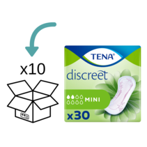 TENA Discreet Mini verbanden - 10 pakken