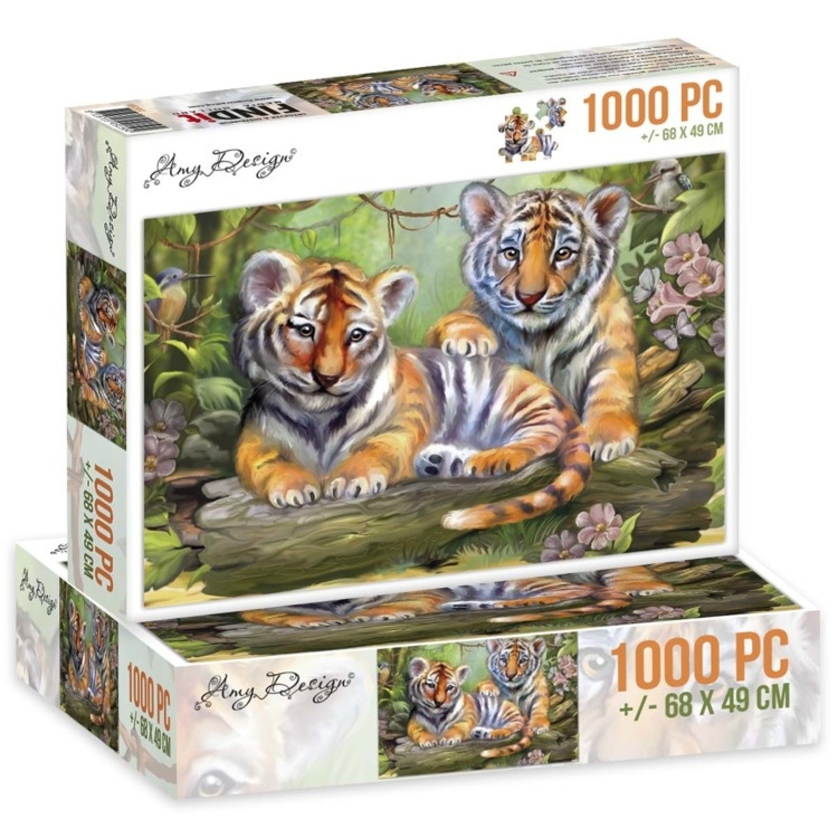 Find It Media Amy Design - Wild Animals - Tigers - 1000st