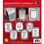 Doodey Match It - Stickers - Spreuken Condolance - Silver