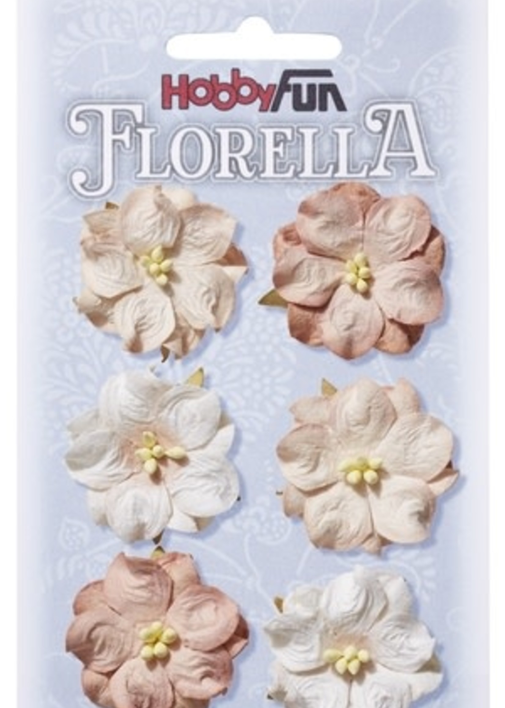 Hobbyfun Hobbyfun - Florella - Bloemen Rose 3.5 cm
