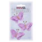 Hobbyfun Hobbyfun - Florella - Vlinder Lavendel 6 cm