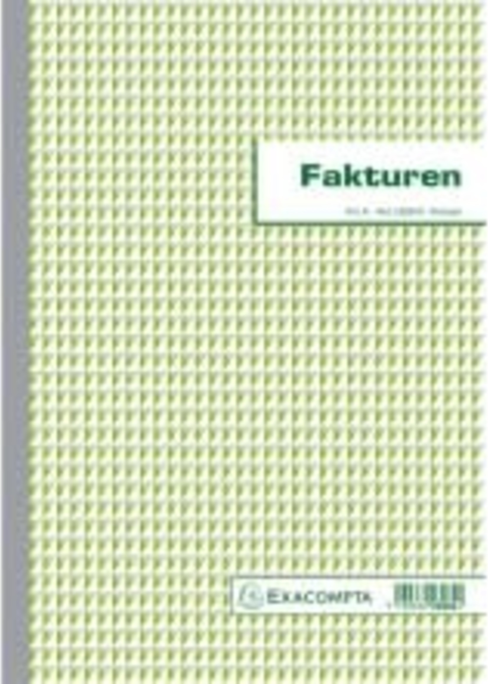 Exacompta Factuurboek A4 50 blad 1 copy NCR, Nederlands