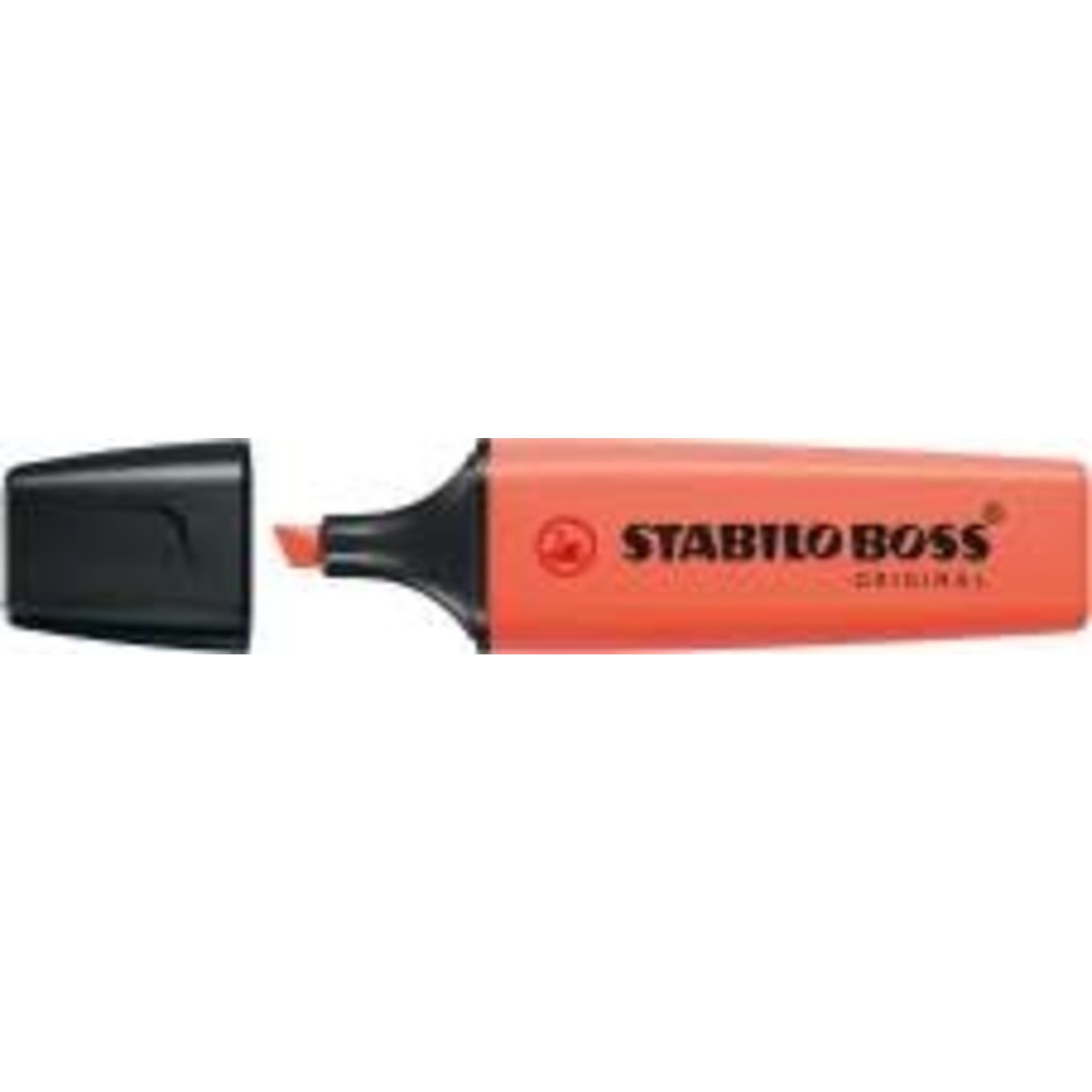 Stabilo Overlijner "Boss Original" schuine punt, 2-5mm - Pastel Coral Red