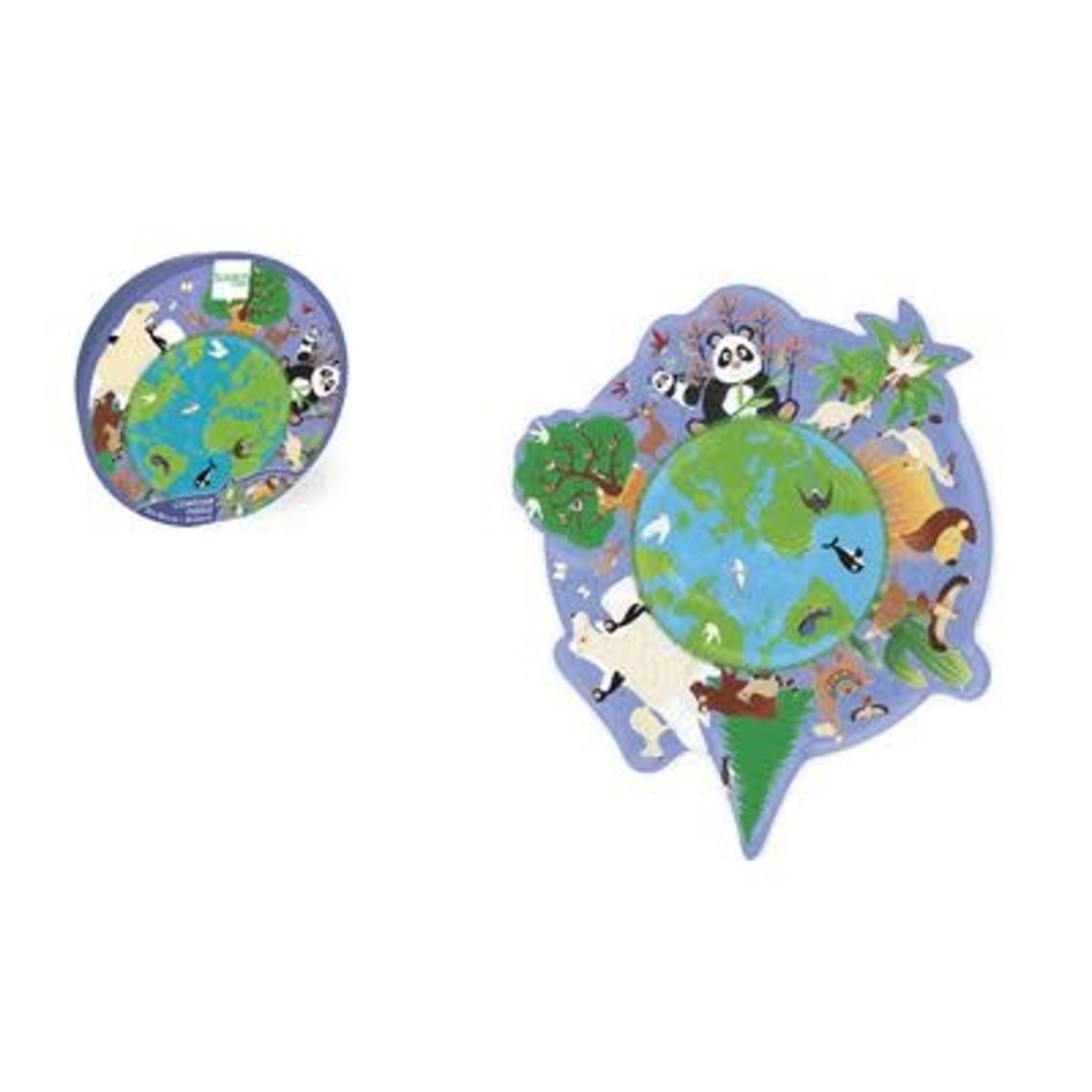 scratch CONTOUR PUZZEL/WERELD size: 33x28,7cm,   45pcs, 4+