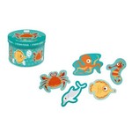 scratch BEGINNERSPUZZELS - OCEAAN ca. 15-27cm, met 5 puzzels 3-4-5-6-8 stuks, 2+