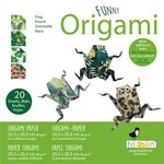 funny origami Funny Origami: KIKKER 20x20cm, 20 bladen met 4 verschillende tekeningen