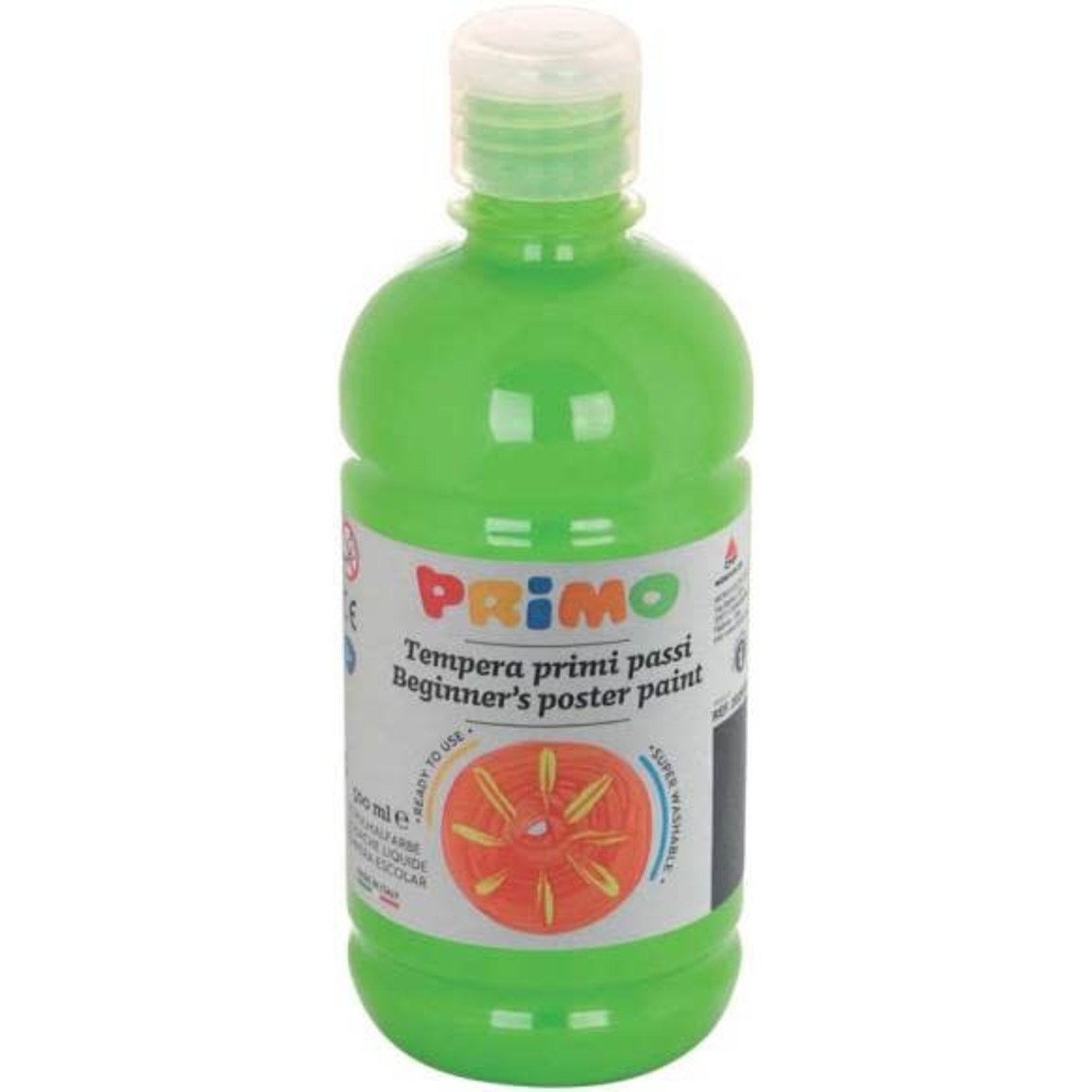 Primo Plakkaatverf "Tempera" fles van 500ml, ready-mix - Licht groen (n° 600)