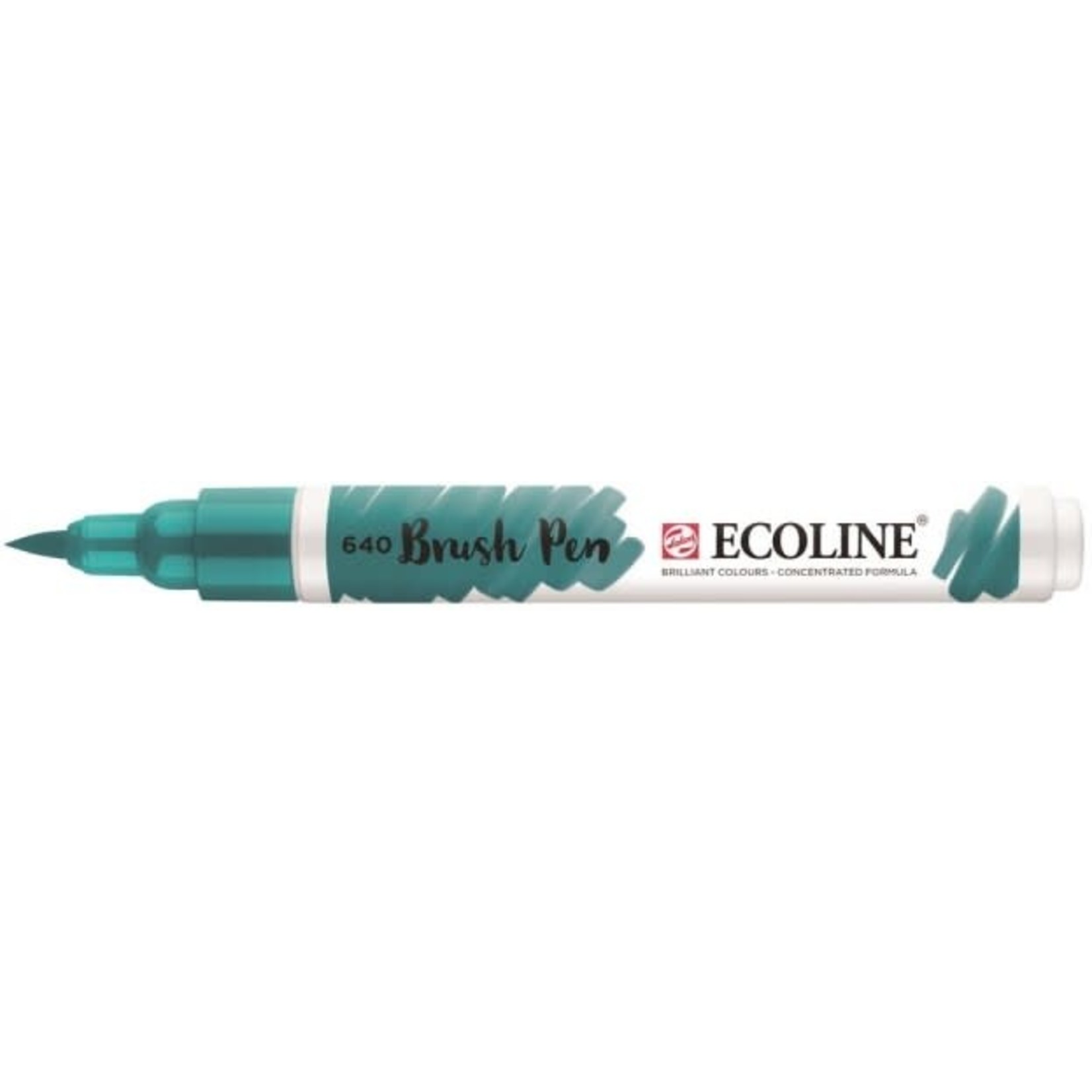 Talens Brush Pen "Ecoline" waterverf - Bluish Green n° 640