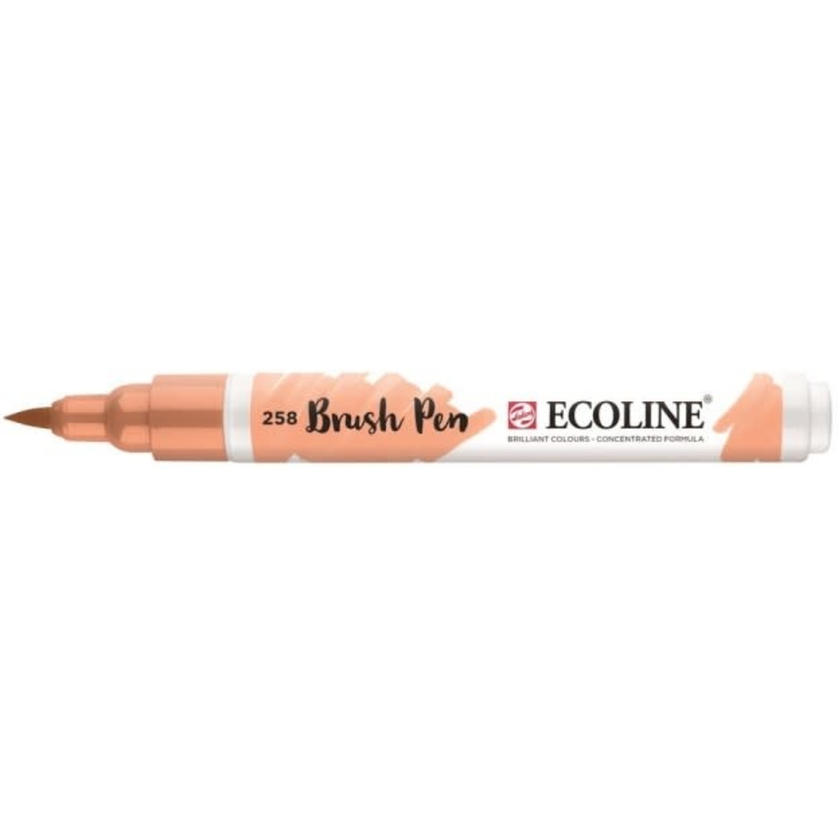 Talens Brush Pen "Ecoline" waterverf - Apricot n° 258