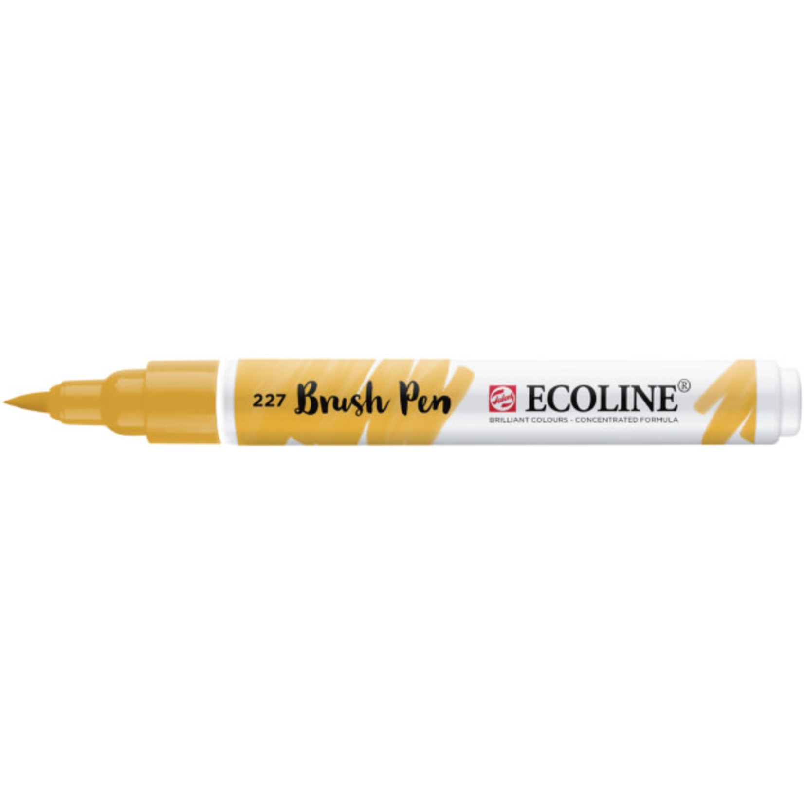 Talens Brush Pen "Ecoline" waterverf - Yellow Ochre n° 227