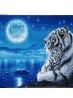 Craft Buddy Lullaby white tigers 40x50 cm
