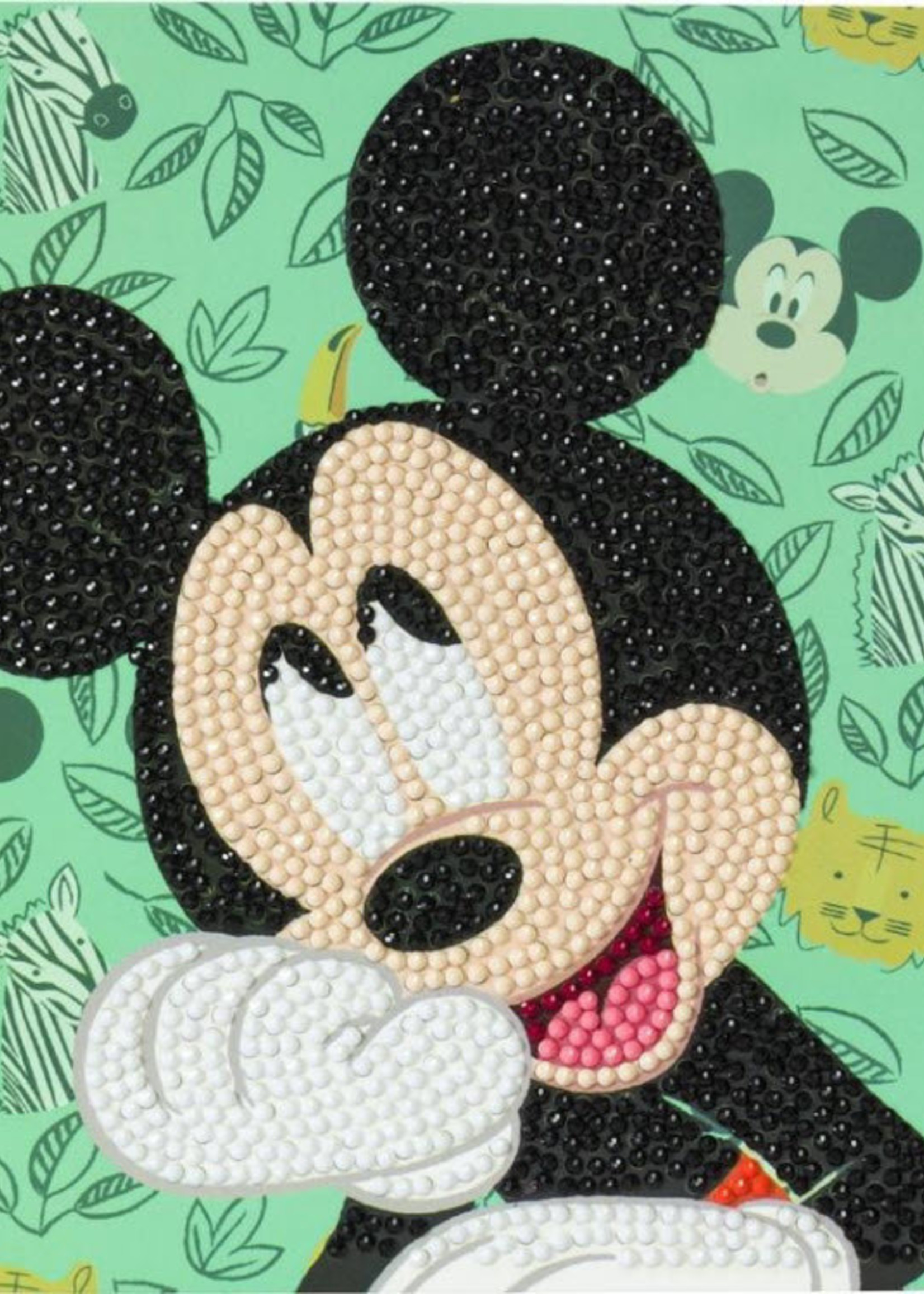 Craft Buddy Happy Mickey Crystal Art Card DISNEY 18x18cm